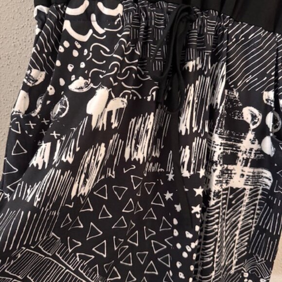 Vestido Negro Boho–Casual (comfortable dress with black top) - Picture 2 of 8